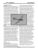 Preview for 4 page of Phoenix R/C Aerobatic Glider Assembly And Operation Manual