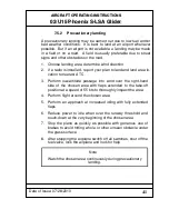 Preview for 42 page of Phoenix S-LSA Glider 02/U15 Operating Instructions Manual