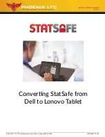 Предварительный просмотр 1 страницы Phoenix StatSafe Series Converting Instructions