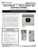 Preview for 1 page of Phoenix TS-332 Owner'S Manual