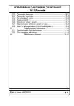 Предварительный просмотр 5 страницы Phoenix U-15 Flight Manual