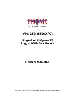 Предварительный просмотр 1 страницы Phoenix VP1-250-eSSD User Manual