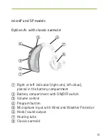 Preview for 13 page of Phonak Ambra M H2O User Manual