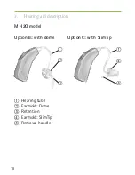 Preview for 18 page of Phonak Ambra M H2O User Manual