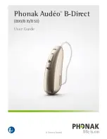 Phonak audeo B50-direct User Manual preview