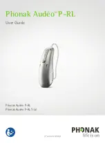 Phonak Audeo P-RL User Manual preview