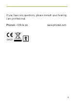 Preview for 5 page of Phonak Audio S MINI User Manual