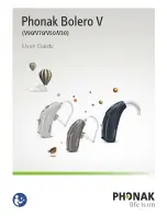 Phonak BOLERO V-70SP User Manual preview