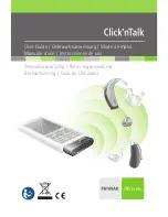 Phonak Cleck'nTalk User Manual preview