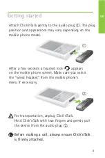 Preview for 5 page of Phonak Click'nTalk User Manual