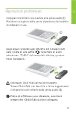 Preview for 23 page of Phonak Click'nTalk User Manual