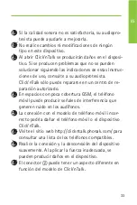 Preview for 33 page of Phonak Click'nTalk User Manual