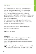 Preview for 34 page of Phonak Click'nTalk User Manual