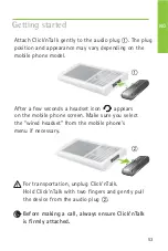 Preview for 53 page of Phonak Click'nTalk User Manual