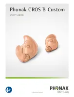 Phonak CROS B-13 User Manual preview