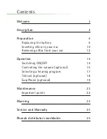 Preview for 2 page of Phonak eXtra 11 CIC/MC User Manual