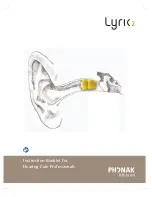 Preview for 1 page of Phonak Lyric2 Instruction Booklet