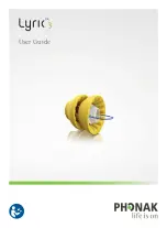 Phonak LYRIC3 User Manual preview