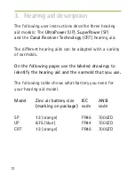 Preview for 12 page of Phonak Naida S CRT III SP User Manual