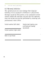 Preview for 58 page of Phonak Naida S CRT III SP User Manual