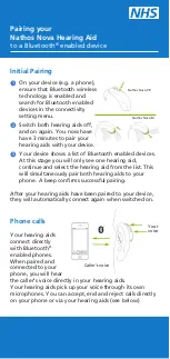 Phonak NHS Nathos Nova Quick Start Manual предпросмотр