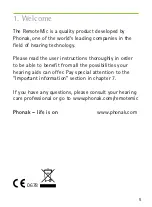 Preview for 5 page of Phonak RemoteMic User Manual