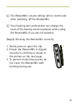 Preview for 23 page of Phonak RemoteMic User Manual