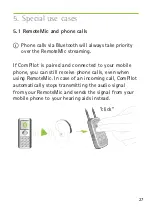 Preview for 27 page of Phonak RemoteMic User Manual