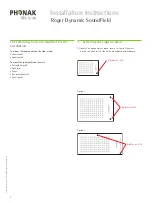 Preview for 3 page of Phonak Roger Dynamic SoundField Installation Instructions