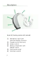 Предварительный просмотр 6 страницы Phonak Savia Art User Manual