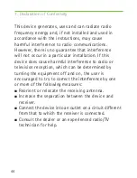 Preview for 44 page of Phonak TVLink II User Manual