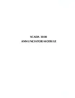 Phonetics Annunciator Module SCADA 3000 User Manual preview