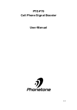 Preview for 1 page of Phonetone PTE-P70 User Manual