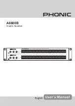 Phonic A6600B User Manual предпросмотр