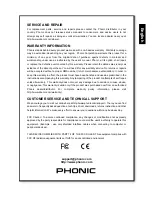 Preview for 31 page of Phonic ACAPELA 16 User Manual