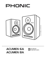 Предварительный просмотр 1 страницы Phonic ACUMEN 6A User Manual