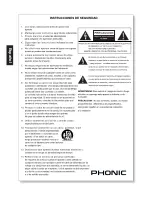 Предварительный просмотр 10 страницы Phonic ACUMEN 6A User Manual