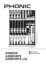 Preview for 1 page of Phonic AM1204 User Manual