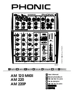 Preview for 1 page of Phonic AM220 User Manual