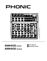 Phonic AM440D User Manual preview