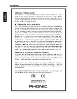 Preview for 22 page of Phonic AM440D User Manual