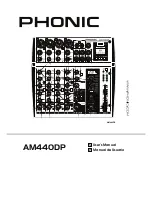 Phonic AM440DP User Manual preview