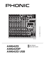 Предварительный просмотр 1 страницы Phonic AM642D User Manual