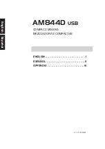 Предварительный просмотр 2 страницы Phonic AM844D USB User Manual