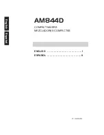 Предварительный просмотр 2 страницы Phonic AM844D User Manual