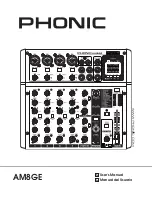 Phonic AM8GE User Manual предпросмотр