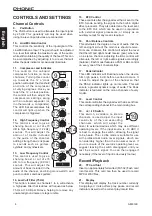 Preview for 8 page of Phonic AM8GE User Manual