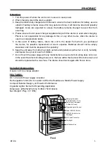 Предварительный просмотр 3 страницы Phonic BP-RG User Manual