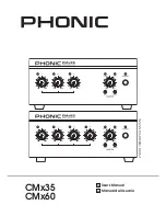 Phonic CMx35 User Manual preview