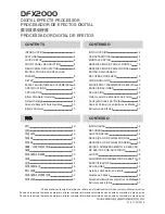 Preview for 2 page of Phonic DFX 2000 User Manual